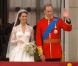 Kate Middleton et le prince William au balcon de Buckingham Palace, à Londres, le 29 avril 2011.
