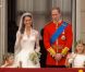 Kate Middleton et le prince William, jeunes mariés, au balcon de Buckingham Palace, à Londres, le 29 avril 2011.