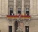 Kate Middleton et le prince William, jeunes mariés, au balcon de Buckingham Palace, à Londres, le 29 avril 2011.