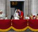 Le baiser de la Princesse Catherine et du Prince William à Buckingham Palace le 29 avril 2011