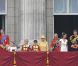 Les quelques minutes passées par William et Catherine au balcon de Buckingham Palace, vers 14h25 (heure française), en coompagnie du couple royal, de leurs témoins, de leurs demoiselles d'honneur et pages, ont enchanté le public, qui s'est délecté de leur tendre baiser !