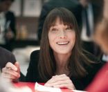 Carla Bruni-Sarkozy au salon du livre de Paris, le 18 mars 2011.