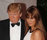 Donald Trump et sa femme Melania, dîner des correspondants de presse de la Maison Blanche, à Washington, le 30 avril 2011.