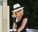 La sublime January Jones conserve tout son style malgré l'annonce de sa grossesse. Ici 2 mai 2011 en Californie