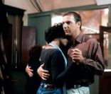 Image du film Bodyguard de Mick Jackson avec le couple romantique formé par Kevin Costner et Whintey Houston 