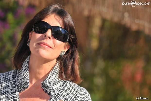 Caroline de Hanovre, princesse de Monaco, assistait au Concours International du Bouquet avec son époux Ernst August de Hanovre