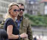 Cécile de Ménibus et Bernard Montiel à Dinard à l'occasion du 18e Festival International des jeunes créateurs de mode, le 7 mai 2011