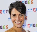 Alessandra Sublet lors de la conférence de presse de France Télévision en septembre 2010 