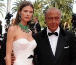 Bianca Balti accompagnée de Fawaz Gruosi, de la maison De Grisogono, lors de la cérémonie d'ouverture du 64ème Festival de Cannes, le 11 mai 2011