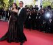 Brad Pitt et Angelina Jolie lors de la montée des marches de  The Tree of Life , dans le cadre du 64e Festival de Cannes, le 16 mai 2011.