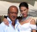 Bianca Balti, ambassadrice des bijoux De Grisogono, pose à l'hôtel Martinez à Cannes le 16 mai 2011