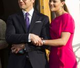 Victoria et Daniel de Suède à Ockelbo, ville d'enfance du prince, le 19 mai 2011.