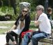 Jessica Alba et Eric Dane se sont retrouvés au parc avec leurs petites familles. Los Angeles, 21 mai 2011