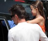 David Arquette et sa fille Coco à l\'occasion de la fête donnée par Joel Silver pour le Memorial Day dans sa propriété de Malibu, à Los Angeles, le 30 mai 2011.