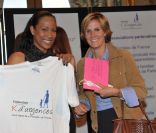 Chrstine Kelly lors du lancement de l\'opération 2000 femmes pour 2012, à Paris, le 31 mai 2011.
