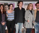 Valérie Donzelli, Katia Lewkowicz, Benjamin Biolay, Nicole Garcia et Eric Lartigau à l\'occasion de l\'avant-première de <em>Pourquoi tu pleures ?</em>, dans l\'enceinte de l\'UGC Ciné-Cité des Halles, à Paris, le 6 juin 2011.