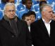 Jean-Claude Dassier et Didier Deschamps, au Stade Vélodrome en 2010.