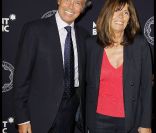 Michel Leeb et son épouse lors de la vingtième édition du Prix Montblanc de la Culture, le 9 juin 2011.