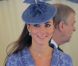 Kate Middleton, duchesse de Cambridge, quitte la chapelle Saint George le 12 juin 2011 à Windsor pour le 90e anniversaire du duc d'Edimbourg