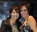 Kenza et Cindy Sander, lors de la soirée de lancement officiel du clip Love is Love, au Palais Maillot, le 19 juin.