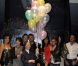 Soeur Marguerite et tous les candidats de télé réalité, lors du lancer de ballons, lors de la soirée de lancement officiel du clip Love is Love, au Palais Maillot, le 19 juin.