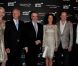 Le mannequin Franziska Knuppe, le pdg de Montblanc Lutz Bethge, le chef d'orchestre Valery Gergiev, l'actrice Andie MacDowell, et les 2 gagnants du prix Montblanc New Voices Mikhail Petrenko et Sergei Semishkur à Saint-Pétersbourg le 17 juin 2011