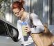 Scarlett Johansson se rend sur son tournage après avoir fait un petit jogging. Juin 2011, Santa Fe  