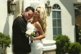 Doug Hutchison et Courtney Stodden le jour de leur mariage à Las Vegas le 20 mai 2011