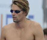 Camille Lacourt qui fait rêver toutes les filles, lors du French Open EDF à Paris, le 25 juin 2011.
