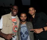 Tony Parker rappe en soirée au Palais Maillot, à Paris le 25 juin 2011