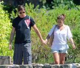 Fernando Torres et sa femme Olalla Dominguez à Porto Cervo (Italie) le 27 juin 2011. Ils sont seuls et inséparables 