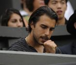 Sous les yeux de son fiancé Sasha Vujacic (photo), qui a vibré pour sa chérie, Maria Sharapova a étrillé la Slovaque Cibulkova en quart de finale de Wimbledon le 28 juin 2011.