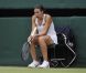 Marion Bartoli a souffert et fini par céder à l'Allemande Sabine Lisicki, en quart de finale de Wimbledon 2011.