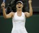 Sous les yeux de son fiancé Sasha Vujacic, Maria Sharapova a étrillé la Slovaque Cibulkova en quart de finale de Wimbledon le 28 juin 2011.