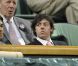 La nouvelle star du golf Rory Mcllroy a regardé Maria Sharapova étriller la Slovaque Cibulkova en quart de finale de Wimbledon le 28 juin 2011.