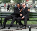 Will Smith et Tommy Lee Jones le 18 juin 2011 à New York  