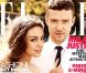 Justin Timberlake et Mila Kunis en couverture de  ELLE  aux États-Unis, août 2011.