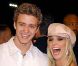 Justin Timberlake et Britney Spears, à Los Angeles, le 11 février 2002.