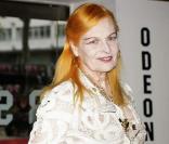 Vivienne Westwood à la première modiale de Sex and the City à Londres, le 13/05/08