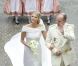 Albert et Charlene lors de leur mariage religieux le 2 juillet 2011 à Monaco 