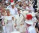 Albert et Charlene lors de leur mariage religieux le 2 juillet 2011 à Monaco 