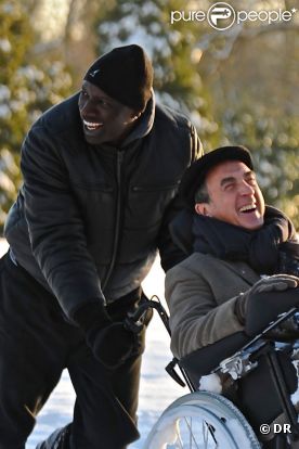 Omar Sy et François Cluzet dans Intouchables
