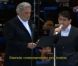 Placido Domingo Jr chante avec son père à Mexico, décembre 2009.