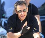 Nicolas Sarkozy en excursion à vélo, le 18 juillet 2011.