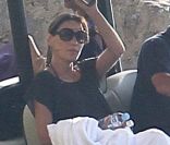 Carla Bruni-Sarkozy et Nicolas Sarkozy en juillet 2011 lors de leur séjour au Fort de Brégançon 