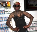 Dennis Rodman fête ses 50 ans à Las Vegas le 19 juillet 2011