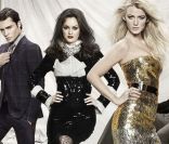 Penn Bagdley, Ed Westwick, Chace Crawford, Leighton Meester et Blake Lively dans Gossip Girl