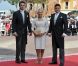 Face aux rumeurs qui assaillent le mariage de sa soeur la princesse Charlene, son frère Sean Wittstock (à dr., avec son frère Gareth et leur mère, le 2 juillet 2011 à Monaco) est à son tour monté au créneau pour la défendre.
