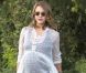 Jessica Alba se rend à sa baby shower à Los Angeles  