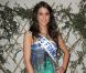 Laury Thilleman, à Paris, en mai 2011, pour le lancement du dernier parfum Escada.